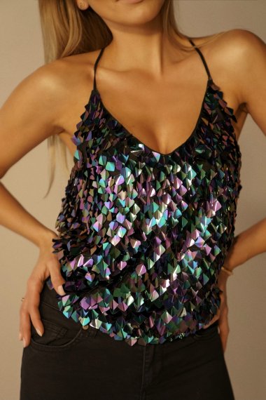 SEQUINNED TOP 