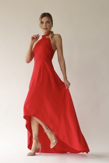 RED MAXI DRESS