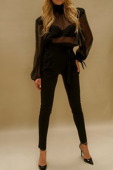 HIGH-WAISTED TROUSERS 