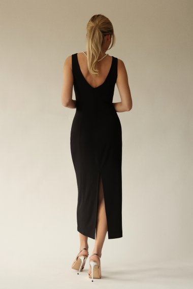 BLACK PENCIL DRESS