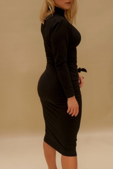 LONG SLEEVE PENCIL DRESS