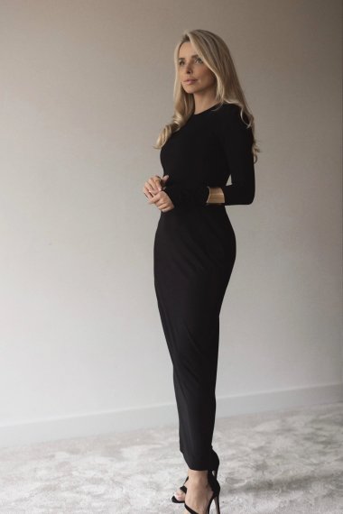 Viscose maxi dress 