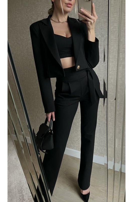 HIGH WAISTED TROUSERS