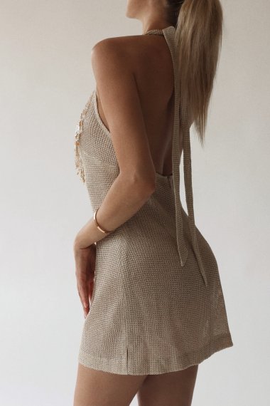 GOLD-TONE DRESS